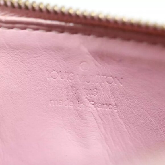 LOUIS VUITTON Vernis Lexington Pouch Marshmallow Pink M91057 LV Auth th4673 - Picture 14 of 16